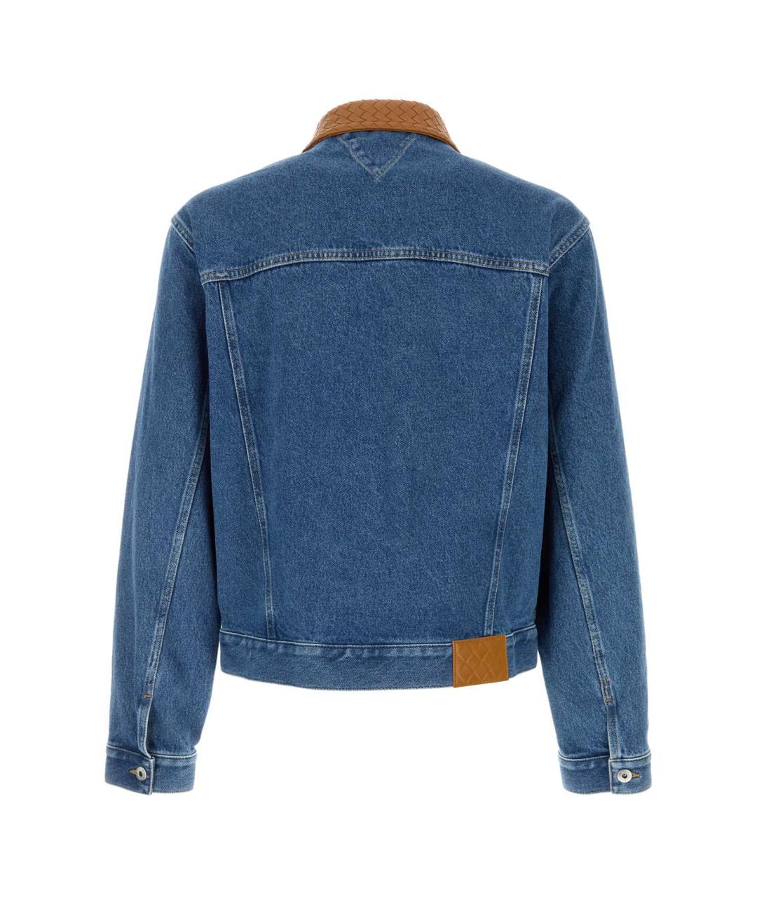 BOTTEGA VENETA Синяя хлопковая куртка, фото 2