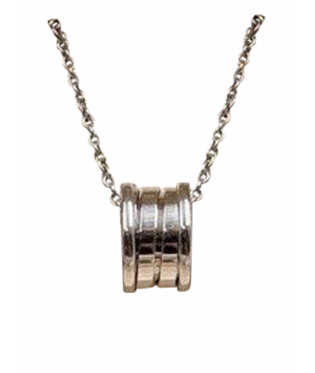 BVLGARI Серебряное колье из белого золота, фото 1