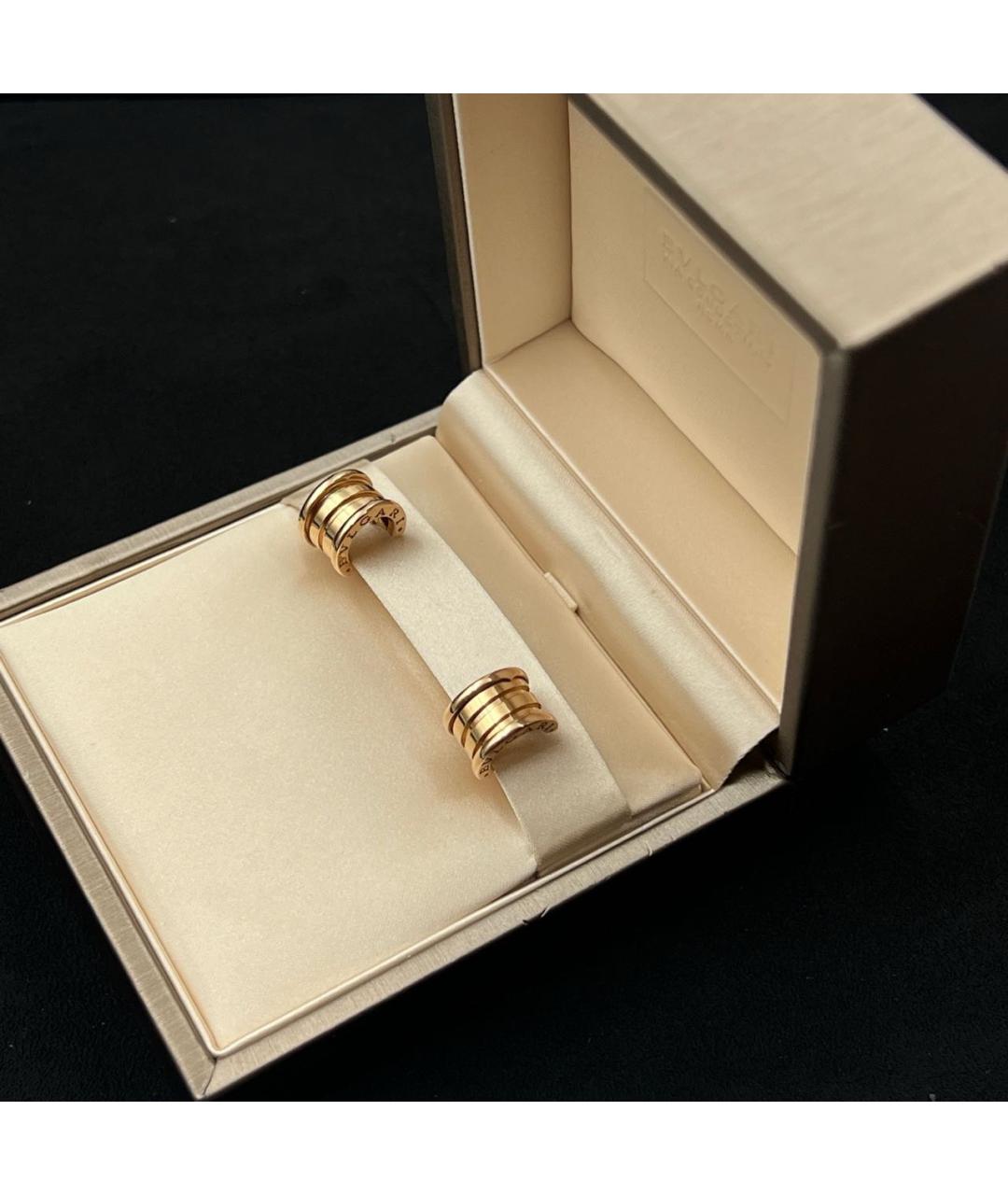 BVLGARI Золотые серьги из розового золота, фото 6