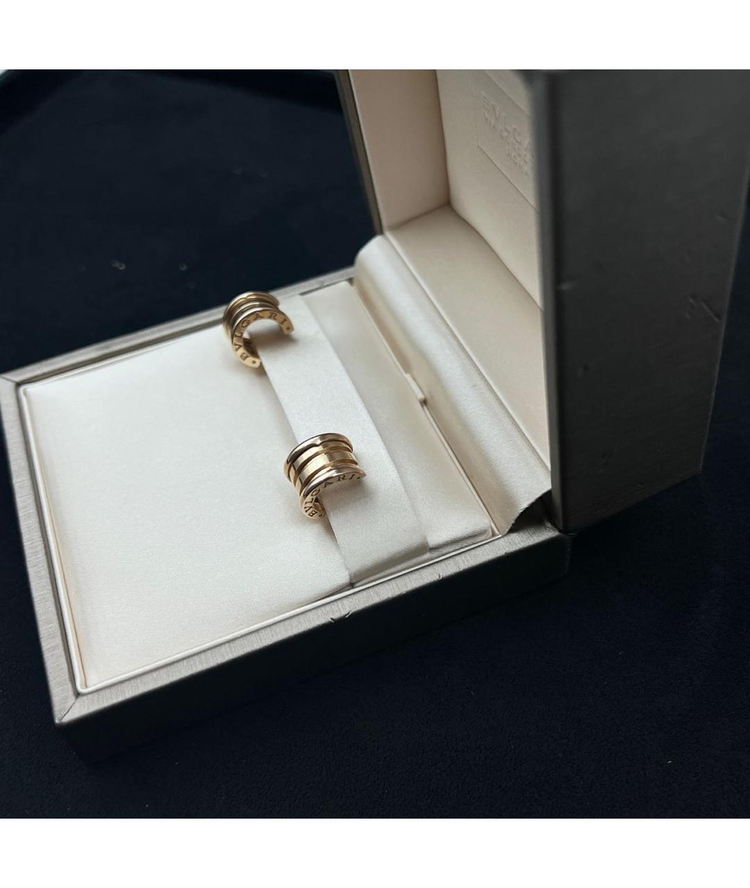 BVLGARI Золотые серьги из розового золота, фото 3