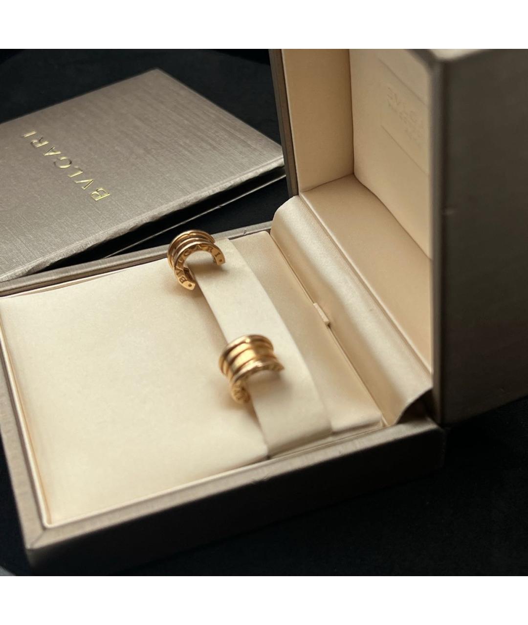 BVLGARI Золотые серьги из розового золота, фото 4