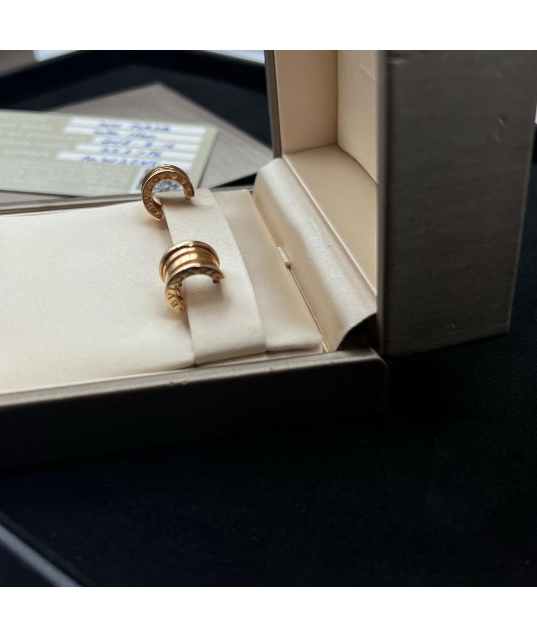 BVLGARI Золотые серьги из розового золота, фото 2