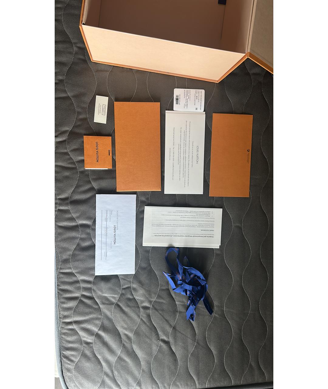 LOUIS VUITTON Черная кожаная сумка через плечо, фото 3