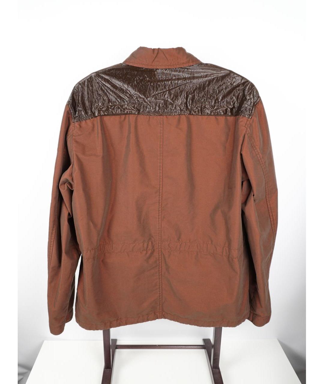 CP COMPANY Коричневая полиамидовая куртка, фото 2