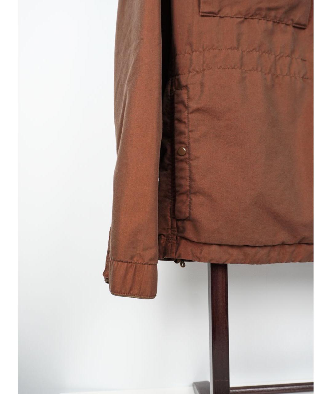 CP COMPANY Коричневая полиамидовая куртка, фото 6