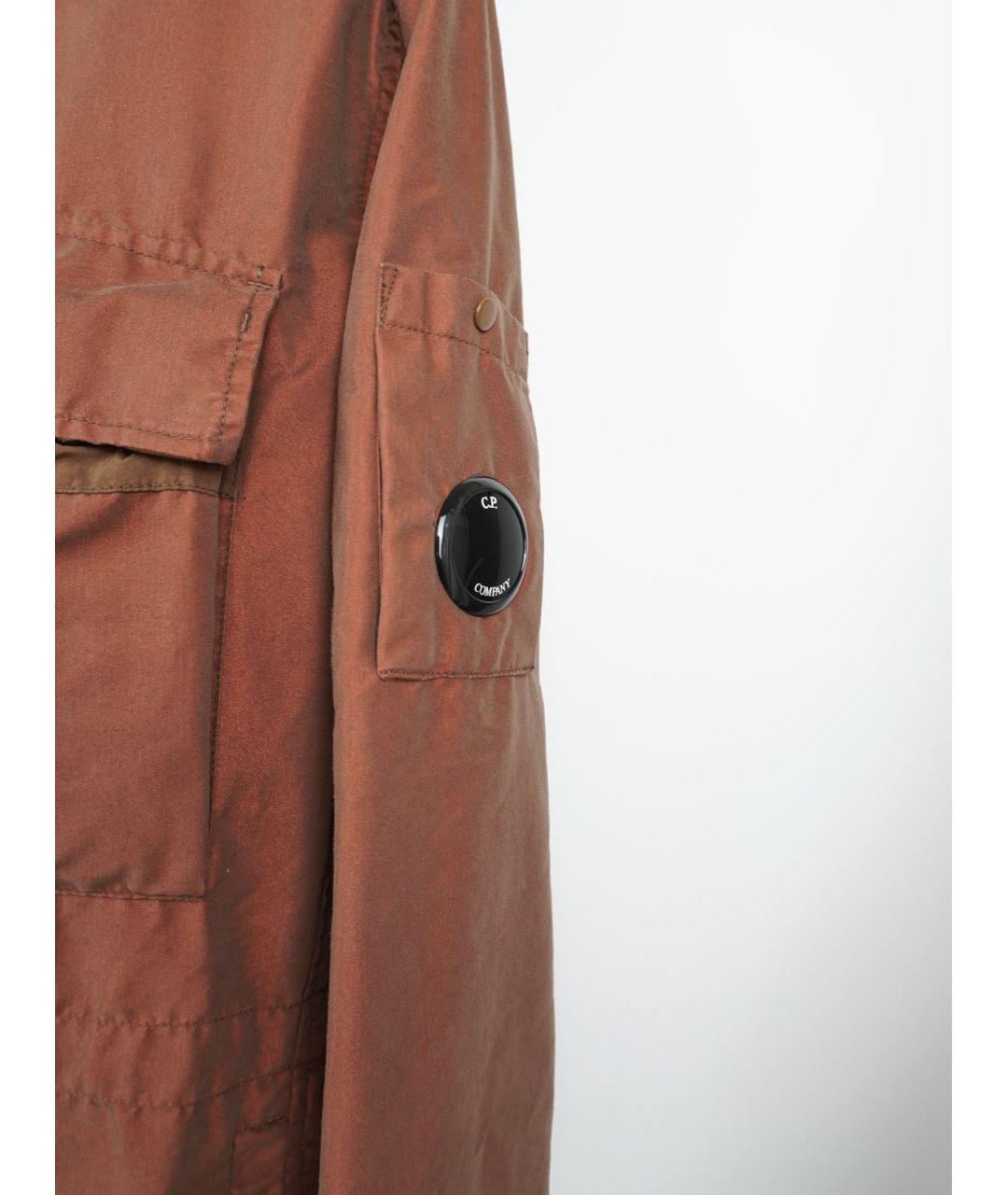 CP COMPANY Коричневая полиамидовая куртка, фото 4