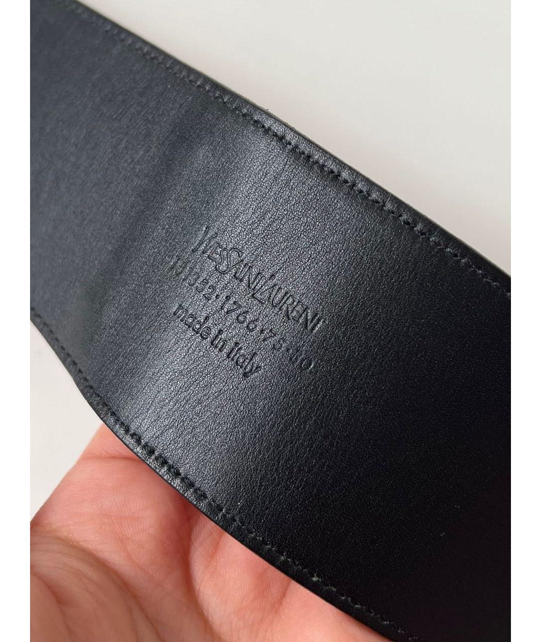 SAINT LAURENT Красный замшевый ремень, фото 3