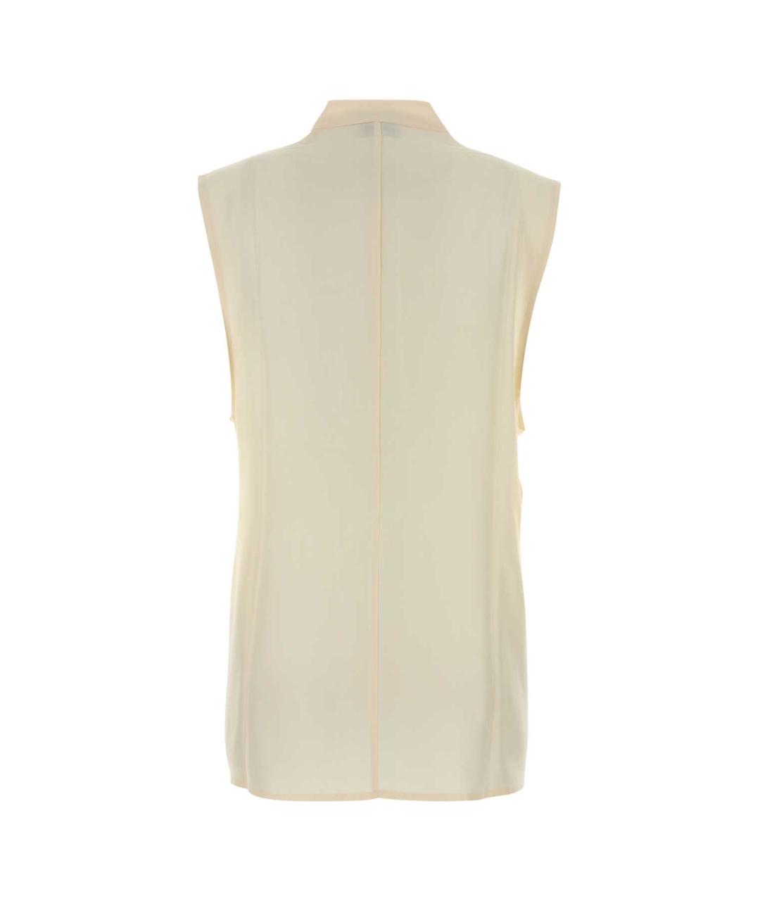 LE KASHA Желтая шелковая рубашка, фото 2