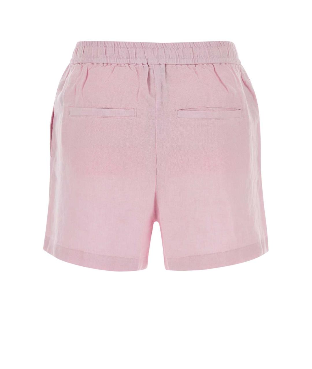 POLO RALPH LAUREN Розовые льняные шорты, фото 2