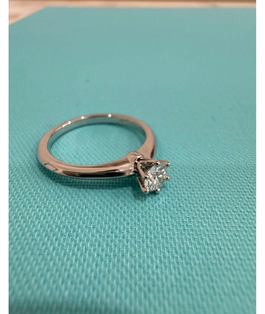 TIFFANY&CO Серебряное платиновое кольцо, фото 2