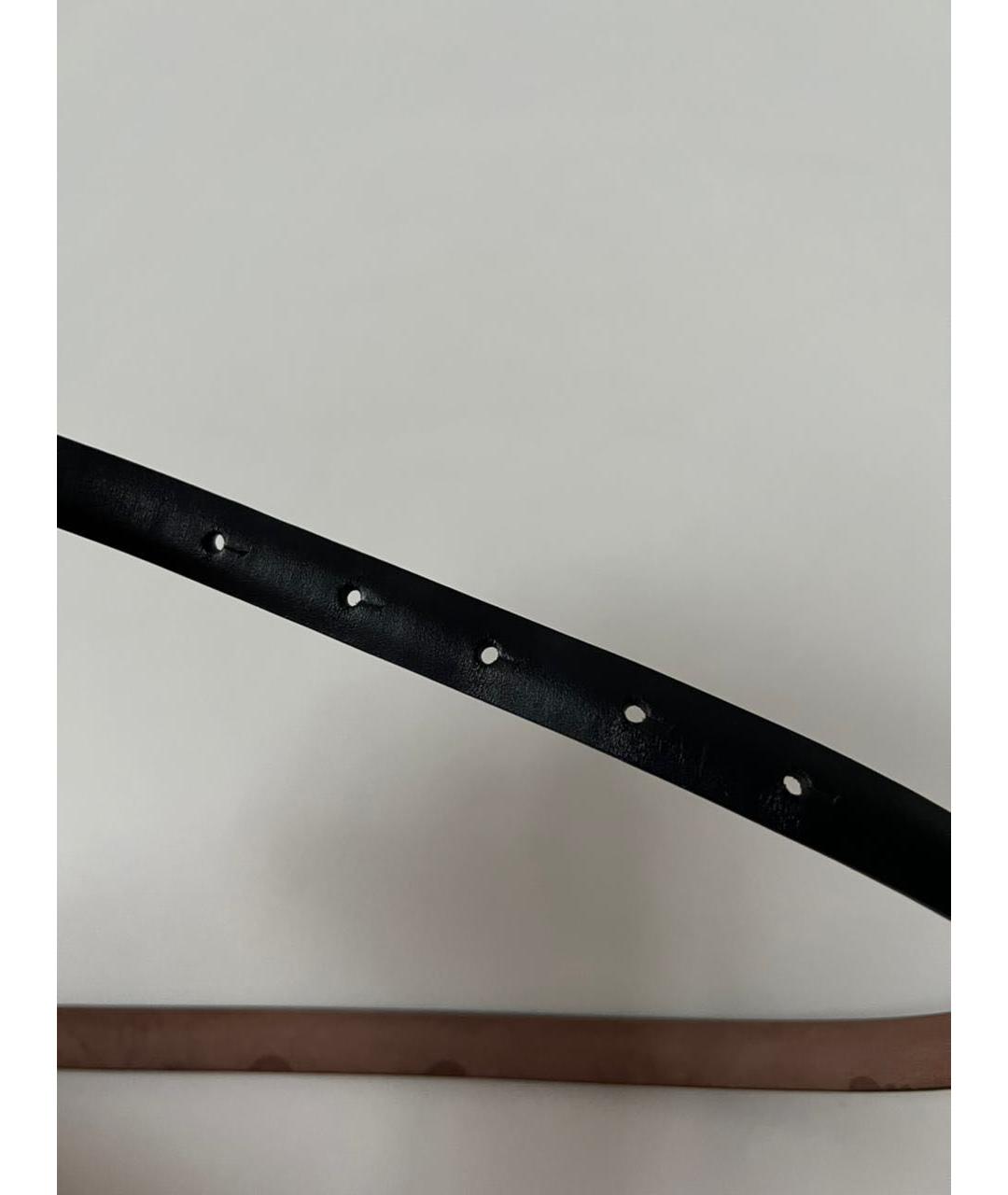 GUCCI Черный кожаный ремень, фото 6