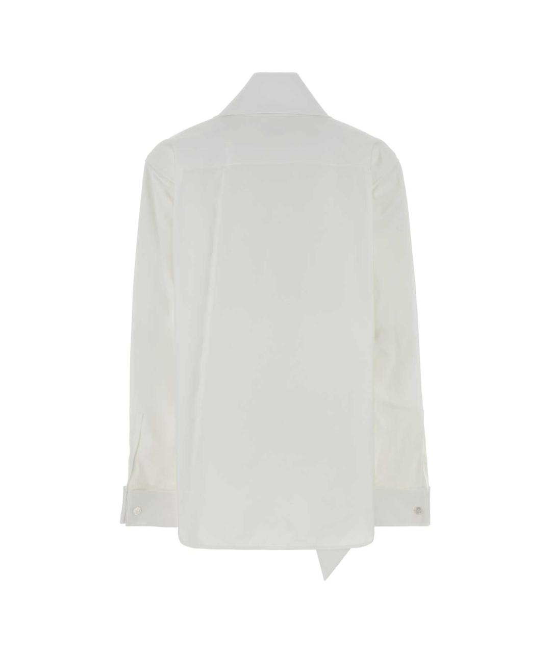 SAINT LAURENT Белая хлопковая блузы, фото 2