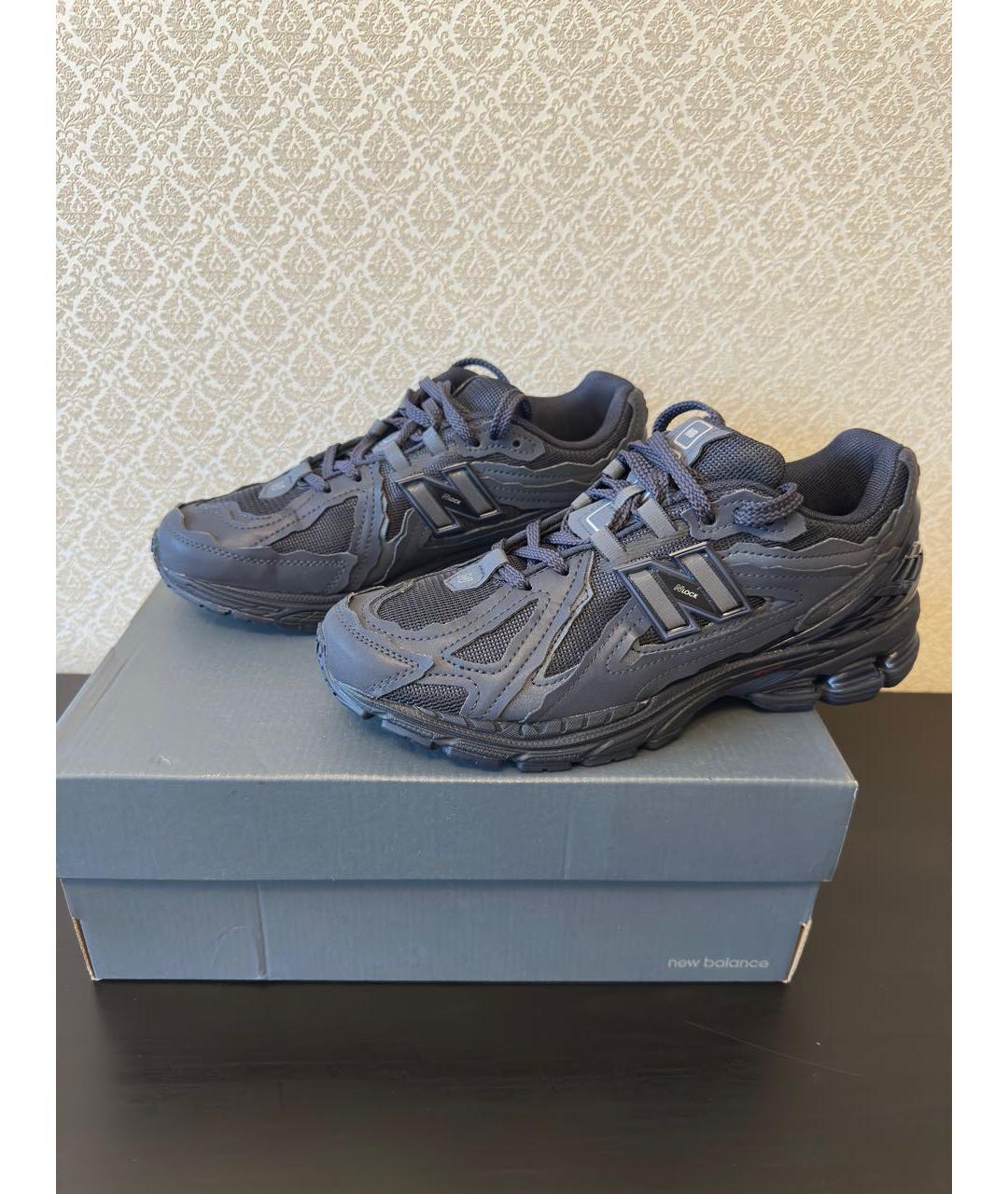 NEW BALANCE Темно-синие синтетические низкие кроссовки / кеды, фото 2