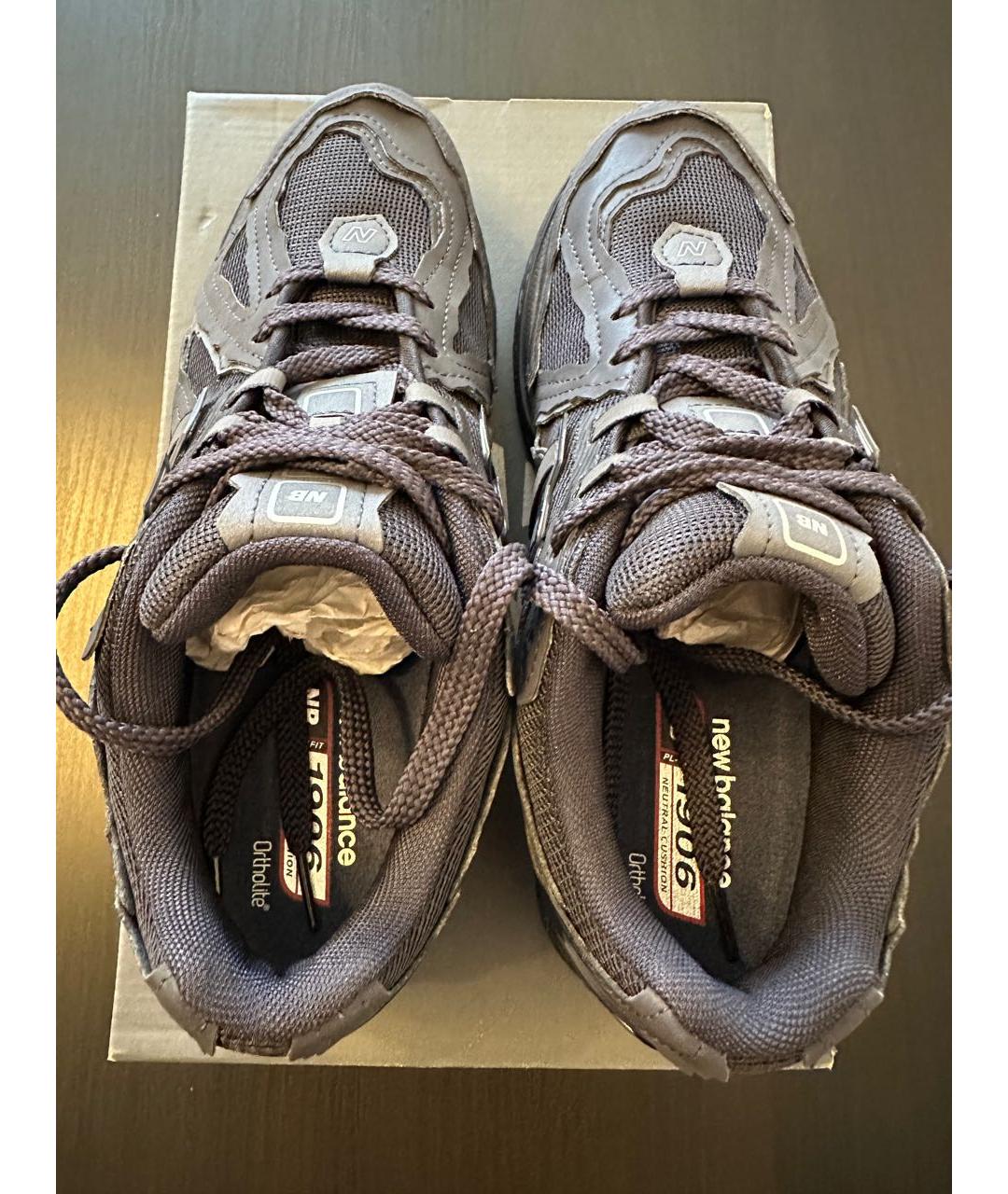 NEW BALANCE Темно-синие синтетические низкие кроссовки / кеды, фото 4