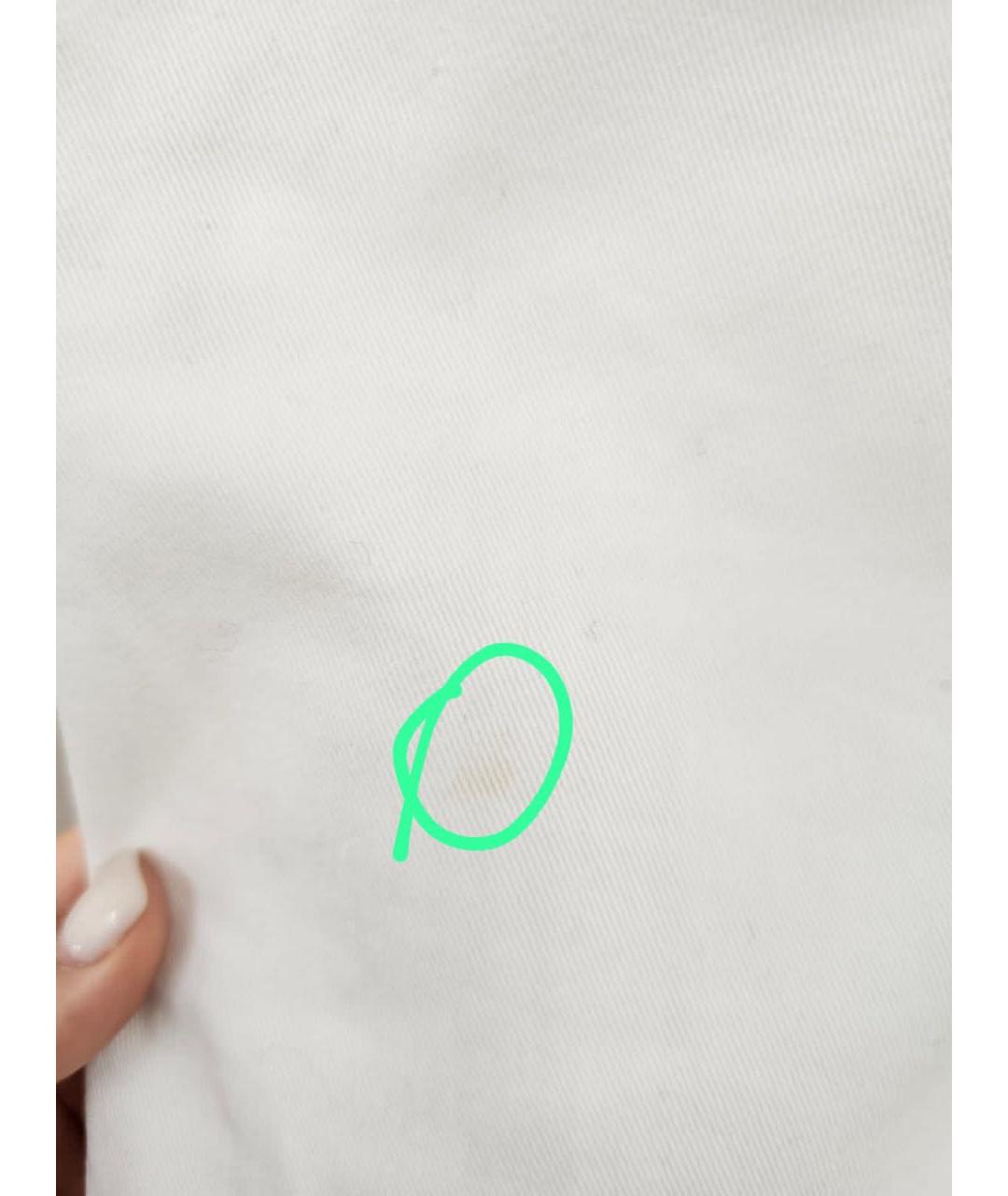 TOM FORD Белые хлопковые джинсы слим, фото 5