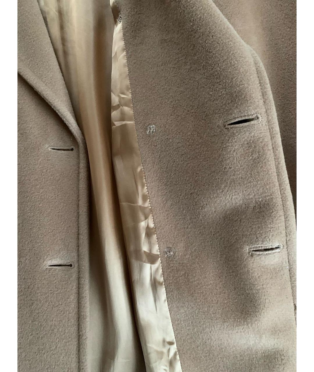 MAX MARA Коричневое шерстяное пальто, фото 2