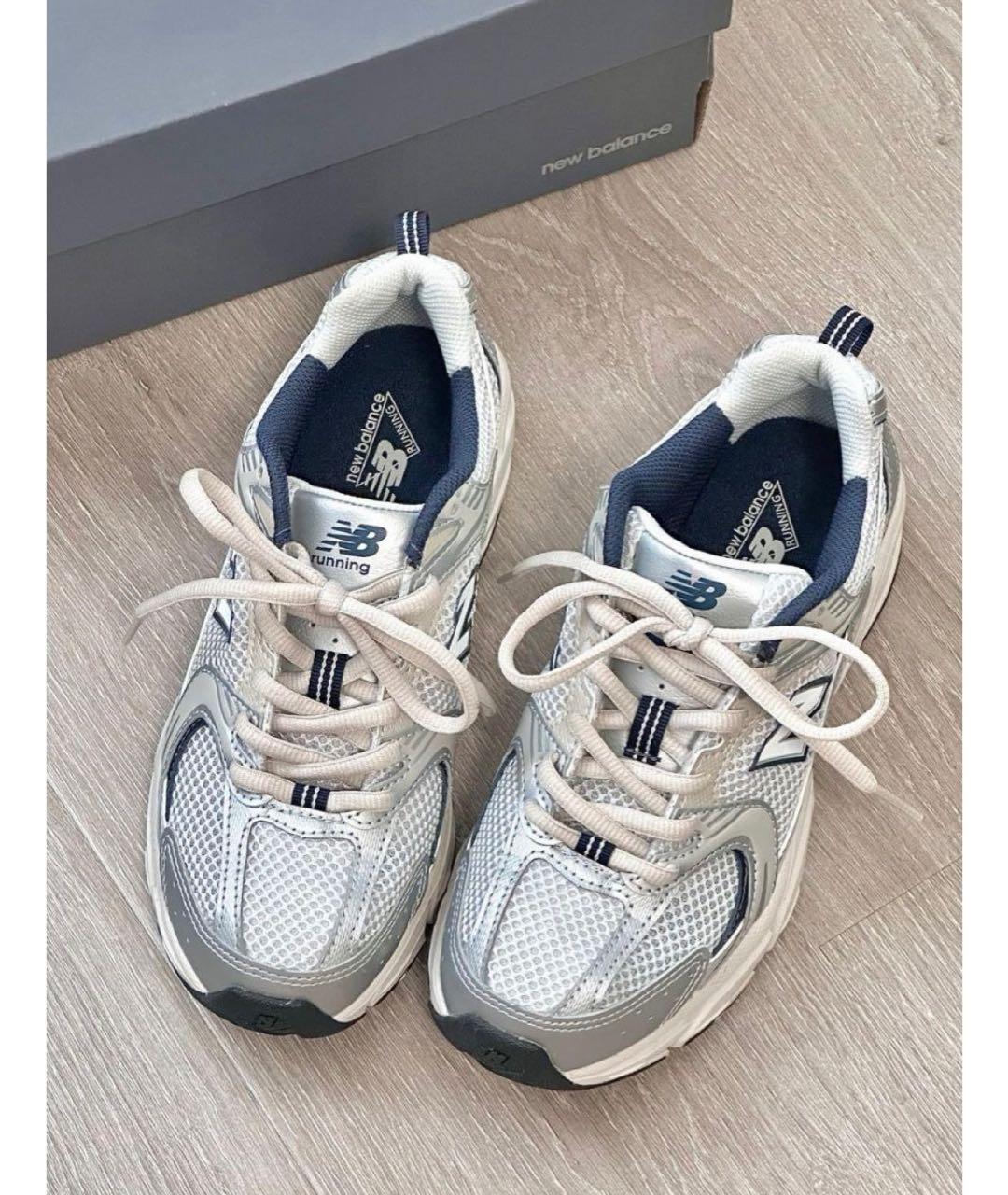 NEW BALANCE Серые кроссовки, фото 2