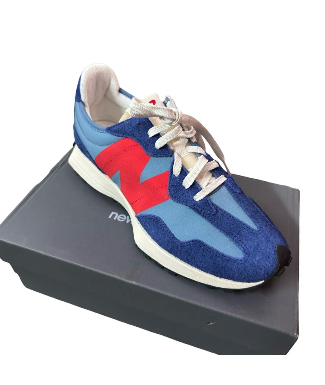 NEW BALANCE Синие замшевые низкие кроссовки / кеды, фото 3