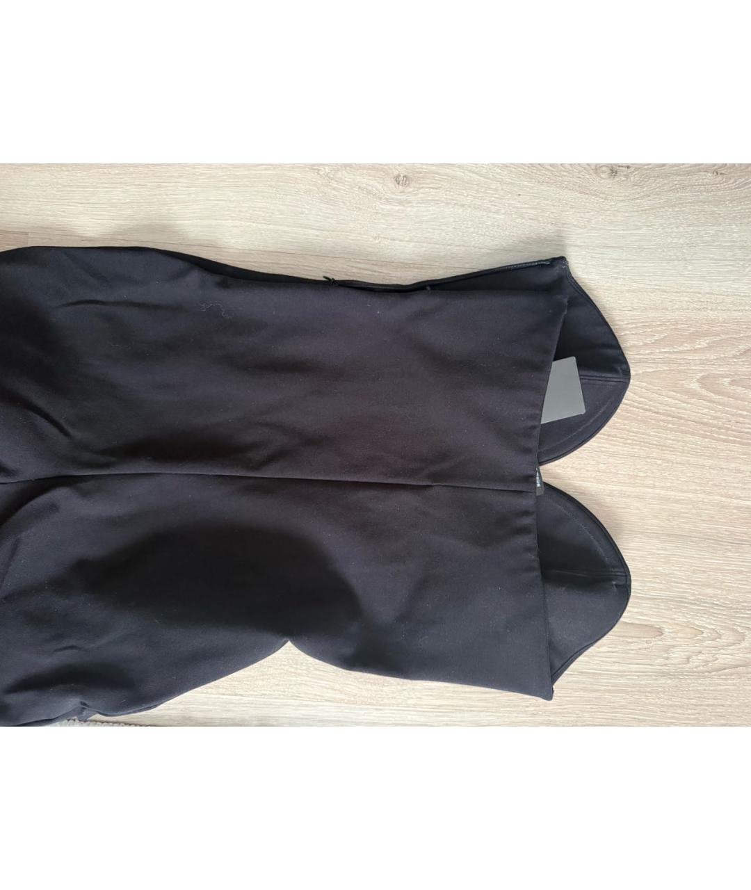 WOLFORD Черный хлопко-эластановый комбинезон, фото 2