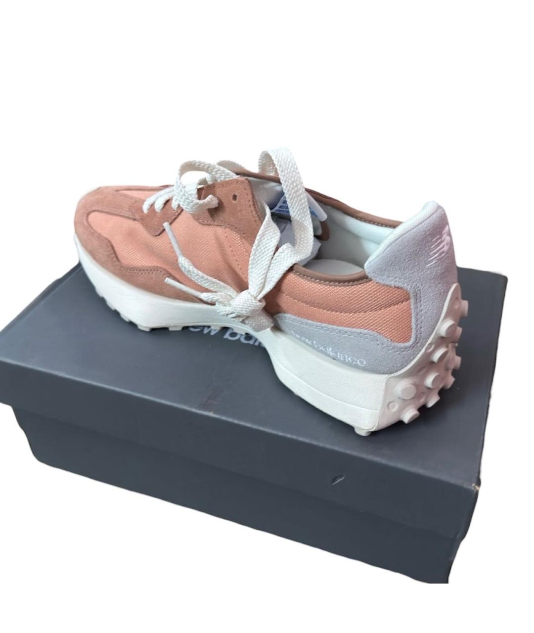 NEW BALANCE Коралловые замшевые низкие кроссовки / кеды, фото 2