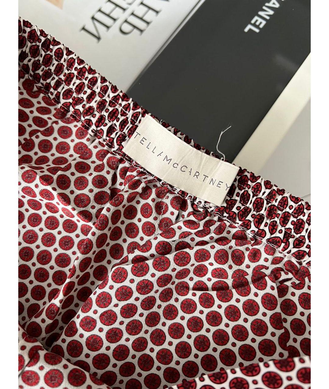 STELLA MCCARTNEY Мульти шелковые брюки широкие, фото 3