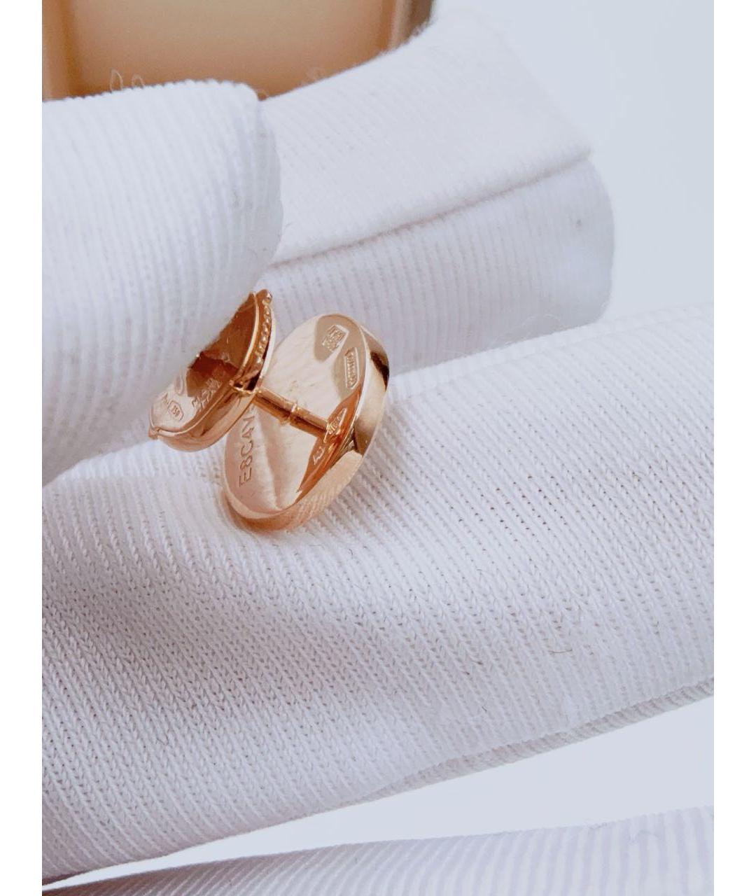 BVLGARI Золотые серьги из розового золота, фото 5