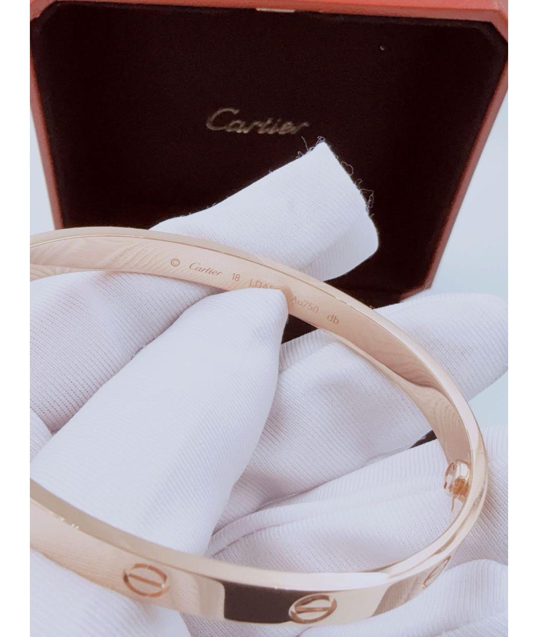 CARTIER Золотой браслет из розового золота, фото 8