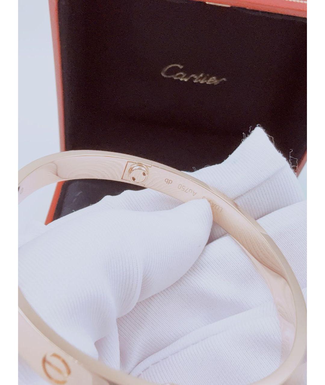 CARTIER Золотой браслет из розового золота, фото 7