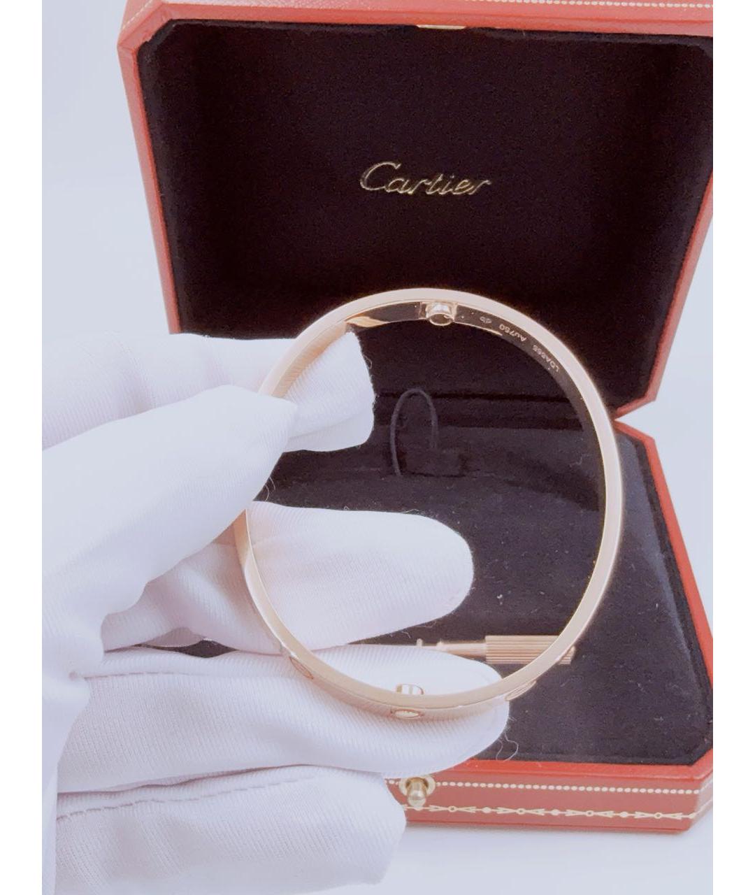 CARTIER Золотой браслет из розового золота, фото 6