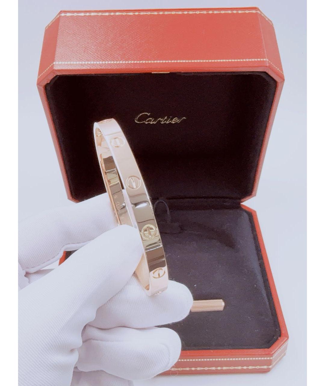 CARTIER Золотой браслет из розового золота, фото 4