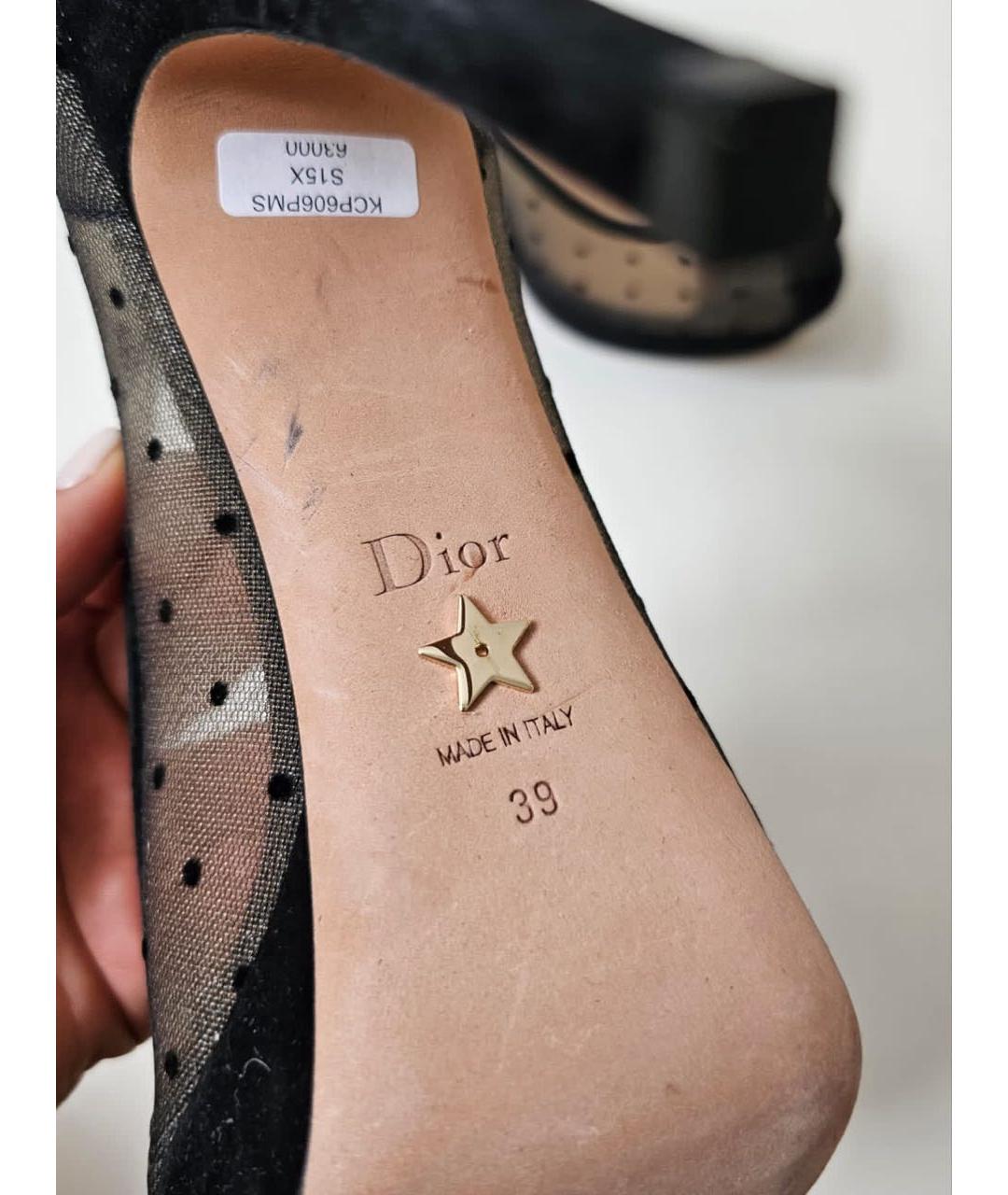 CHRISTIAN DIOR Черные туфли, фото 8