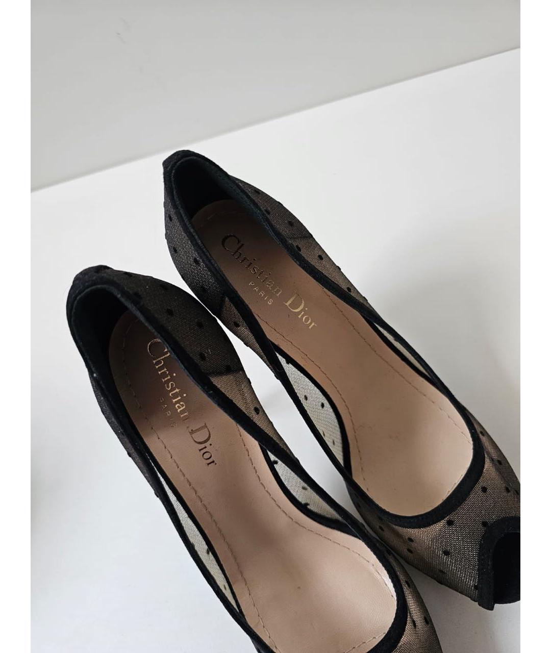 CHRISTIAN DIOR Черные туфли, фото 3