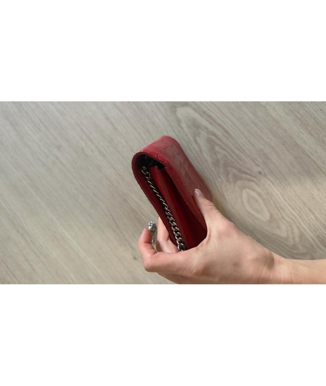 GIUSEPPE ZANOTTI DESIGN Красная кожаная сумка через плечо, фото 2