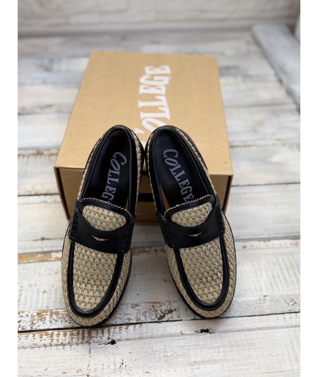 COLLEGE Бежевые лоферы, фото 3