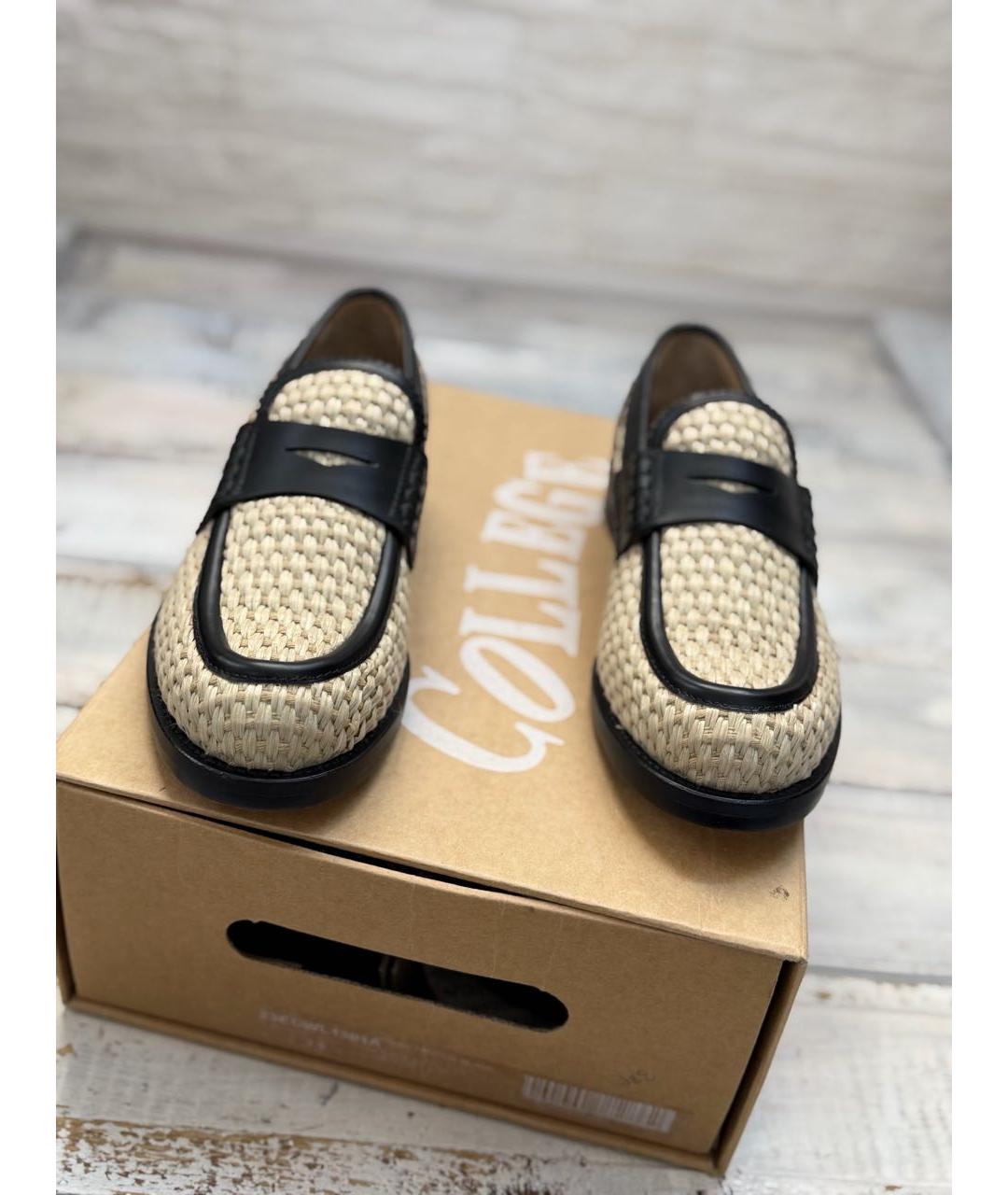 COLLEGE Бежевые лоферы, фото 2