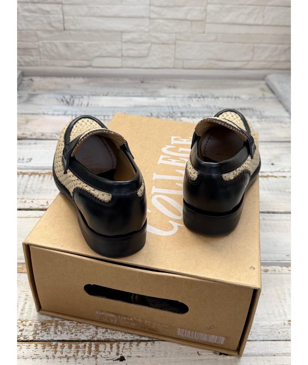 COLLEGE Бежевые лоферы, фото 4