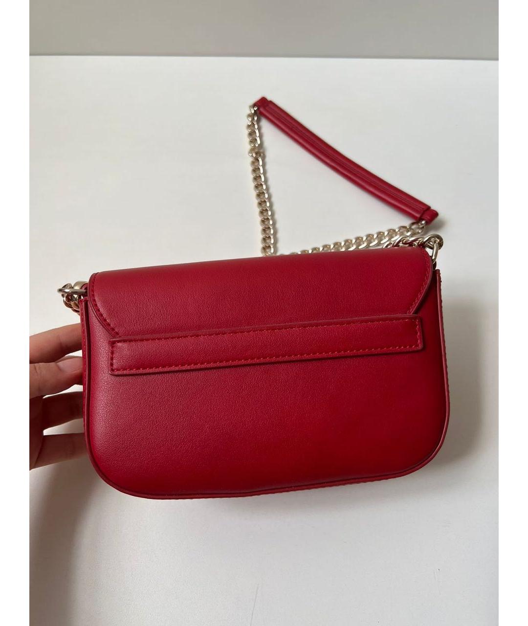 LOVE MOSCHINO Красная сумка через плечо, фото 2