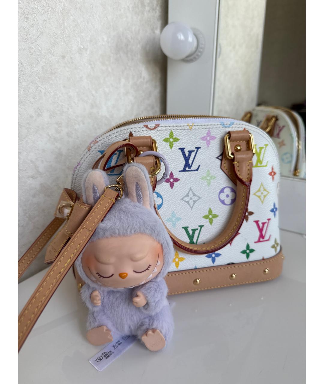 LOUIS VUITTON Белая сумка с короткими ручками, фото 2