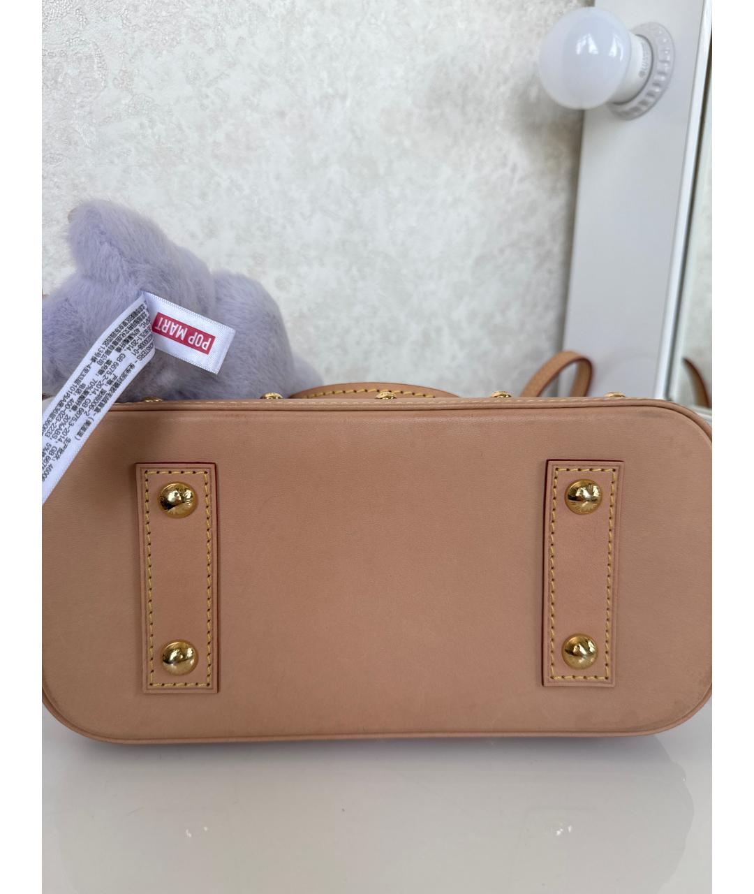 LOUIS VUITTON Белая сумка с короткими ручками, фото 5