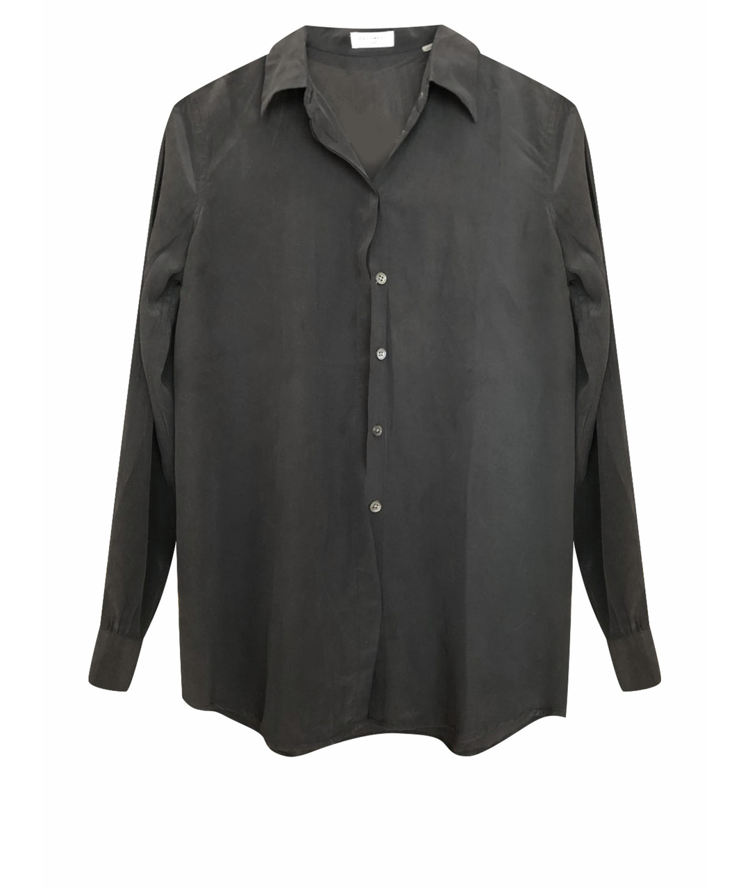 EQUIPMENT Черная шелковая рубашка, фото 1