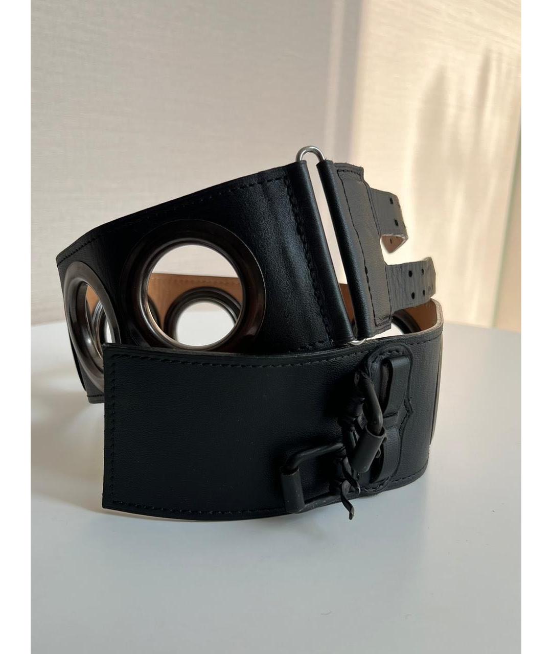 GIVENCHY Черный кожаный ремень, фото 9
