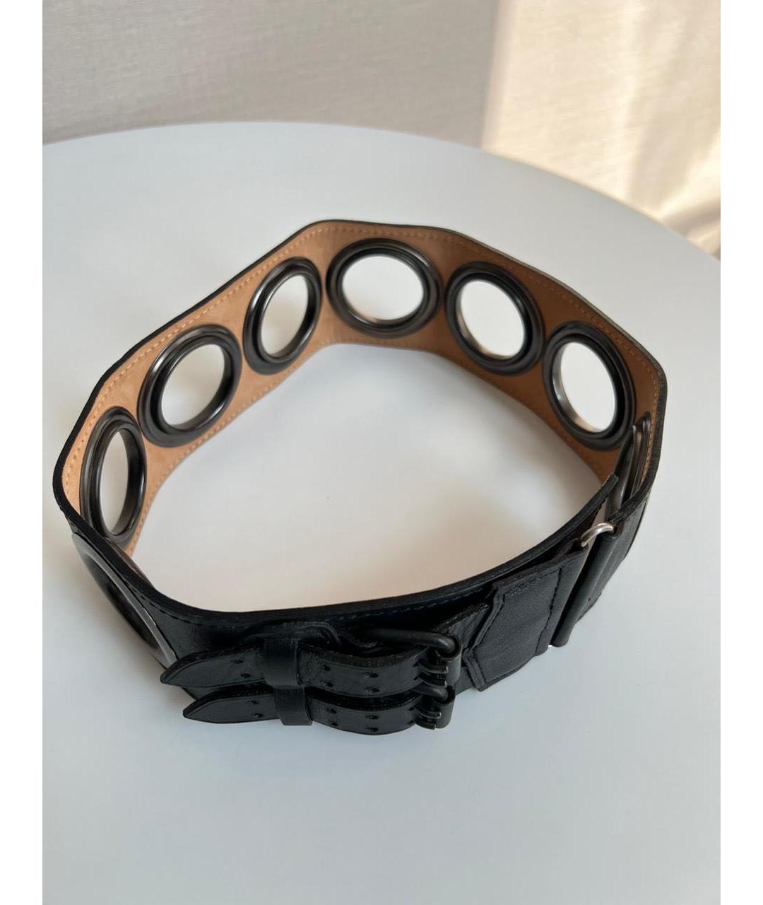 GIVENCHY Черный кожаный ремень, фото 4