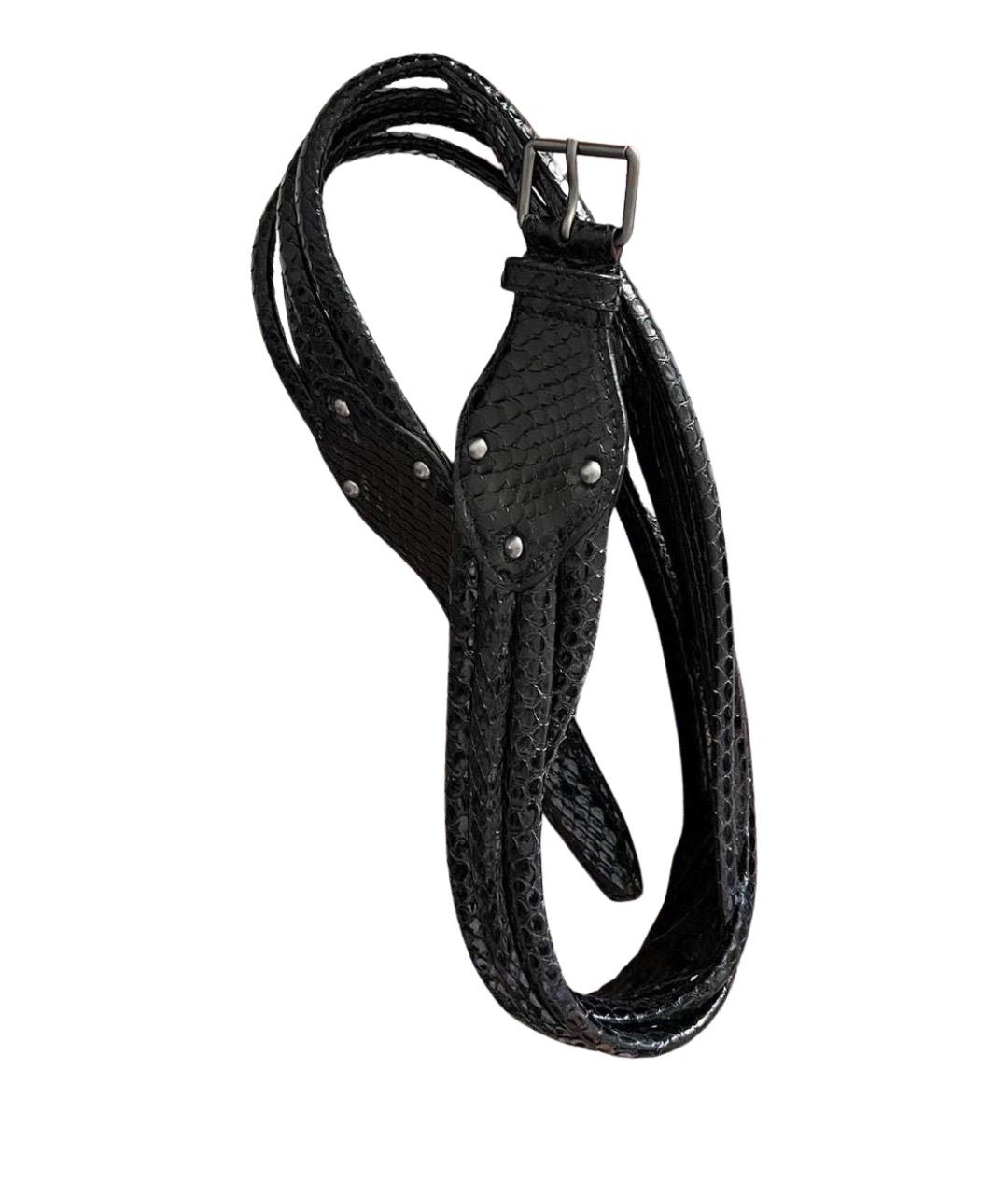 ALAIA Черный ремень, фото 1