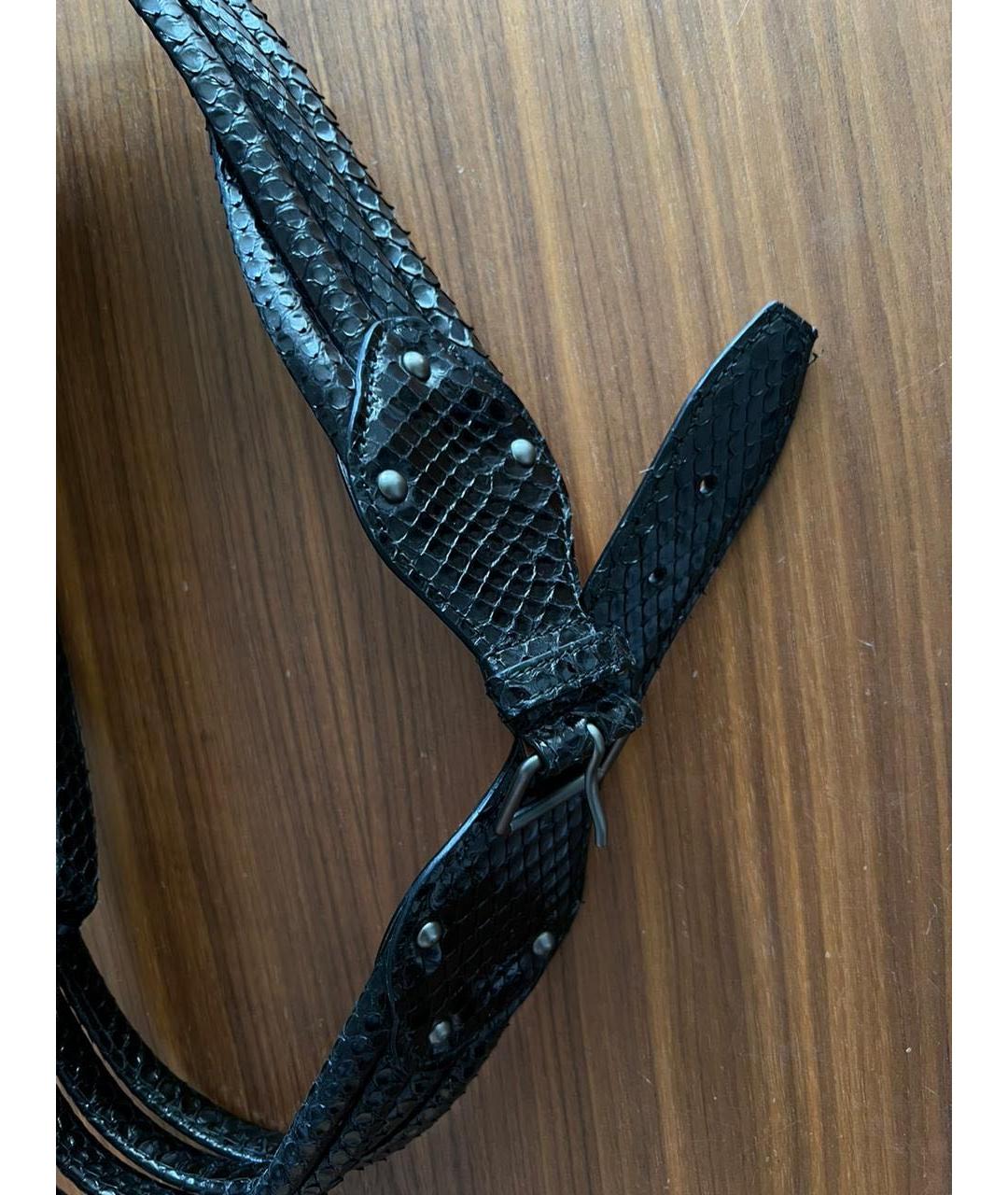 ALAIA Черный ремень, фото 6