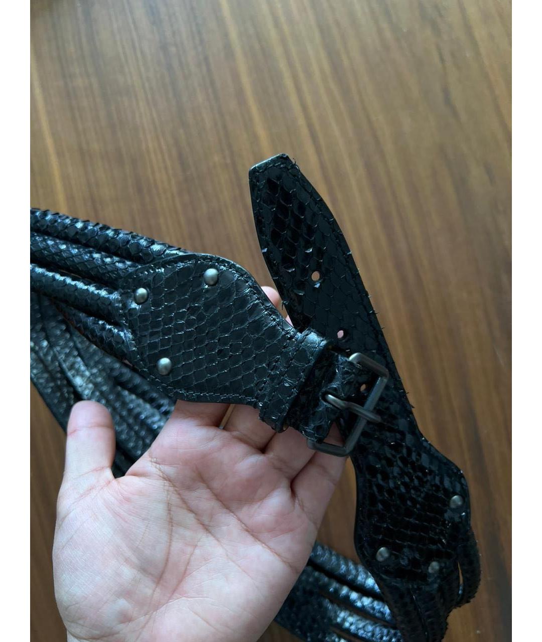 ALAIA Черный ремень, фото 2