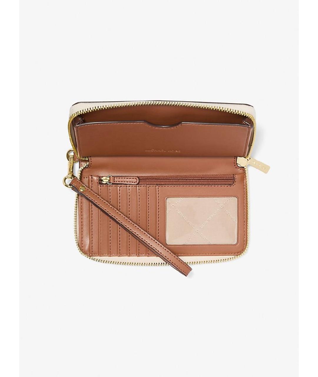 MICHAEL KORS Бежевый кошелек, фото 2