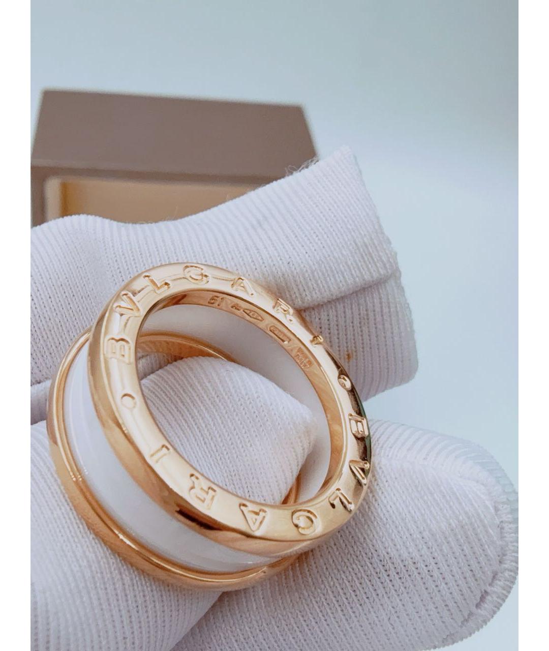 BVLGARI Золотое кольцо из розового золота, фото 9