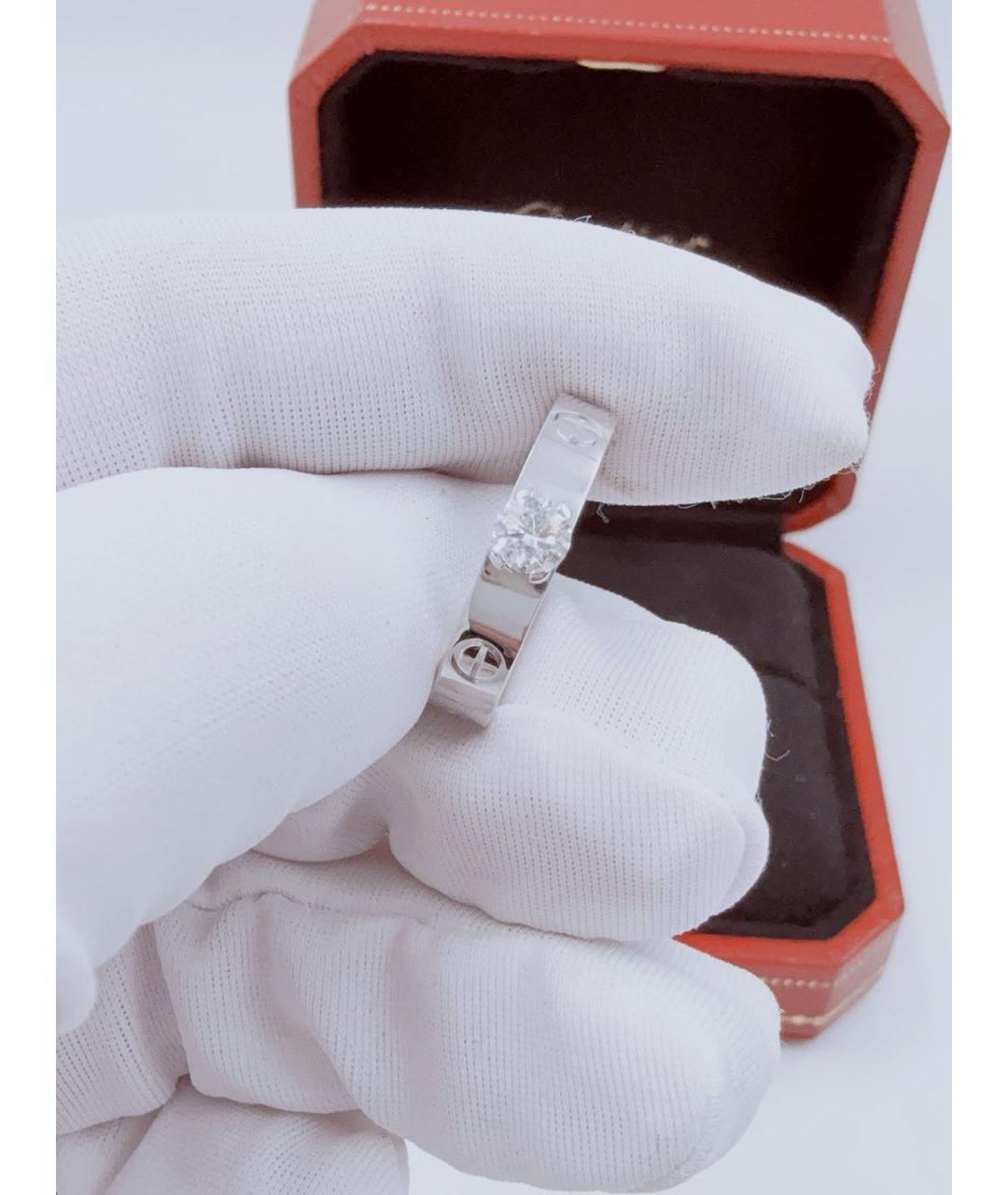 CARTIER Серебряное кольцо из белого золота, фото 4