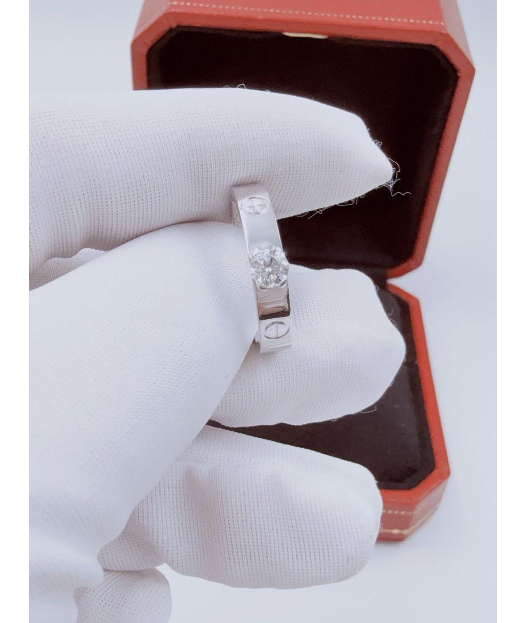 CARTIER Серебряное кольцо из белого золота, фото 3