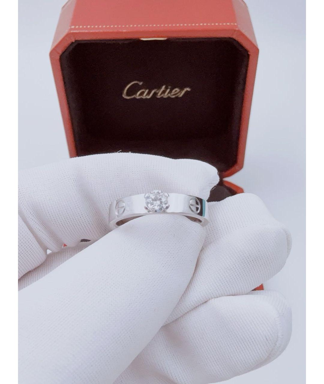 CARTIER Серебряное кольцо из белого золота, фото 8